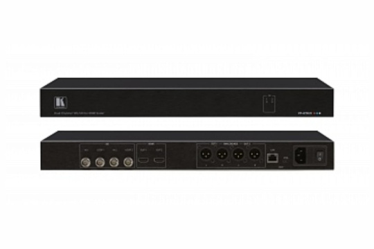  Фото двухканальный масштабатор kramer vp-475ux 12g hd-sdi в hdmi с деэмбедированием аудио; - фото 1