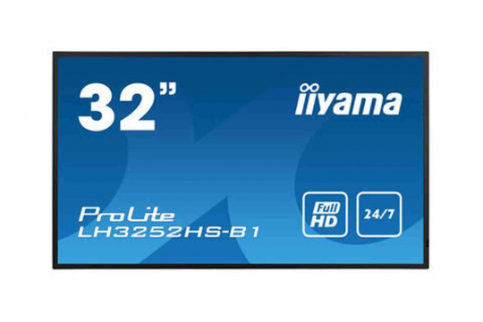  Фото информационный дисплей iiyama 32" lh3252hs-b1 - фото 1