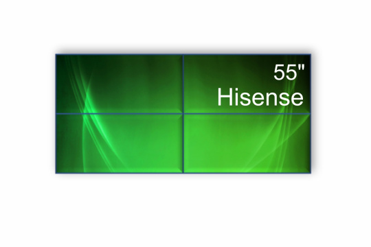 Изображение Видеостена 2x2 Hisense 55L35B5U 55" (шов: 3,5)