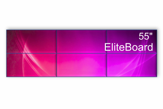 Изображение Видеостена 3x2 EliteBoard 55" BK557FFLE