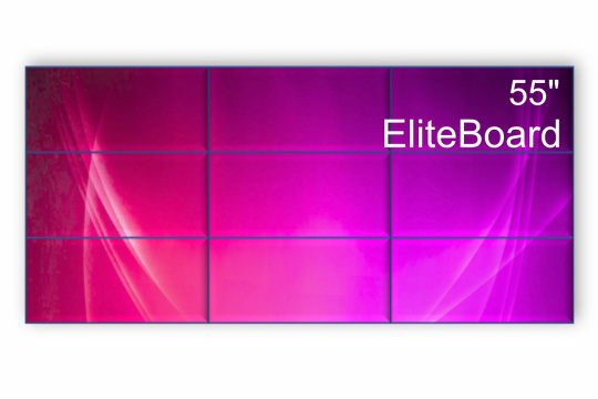 Изображение Видеостена 3x3 EliteBoard 55" BA-55C7