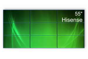  Фото видеостена 3x3 hisense 55l35b5u 55" (шов: 3,5) - фото 2