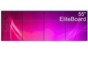  Фото видеостена 4x3 eliteboard 55" pk555ffln - фото 2
