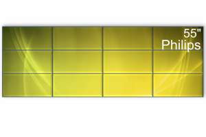  Фото видеостена 4x3 philips 55" 55bdl4007x/00 - фото 2