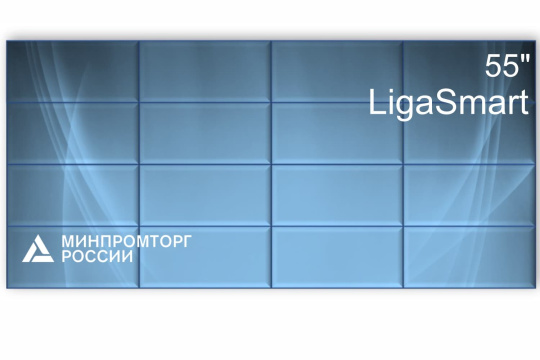 Изображение Видеостена 4x4 LigaSmart 55" V 55.44